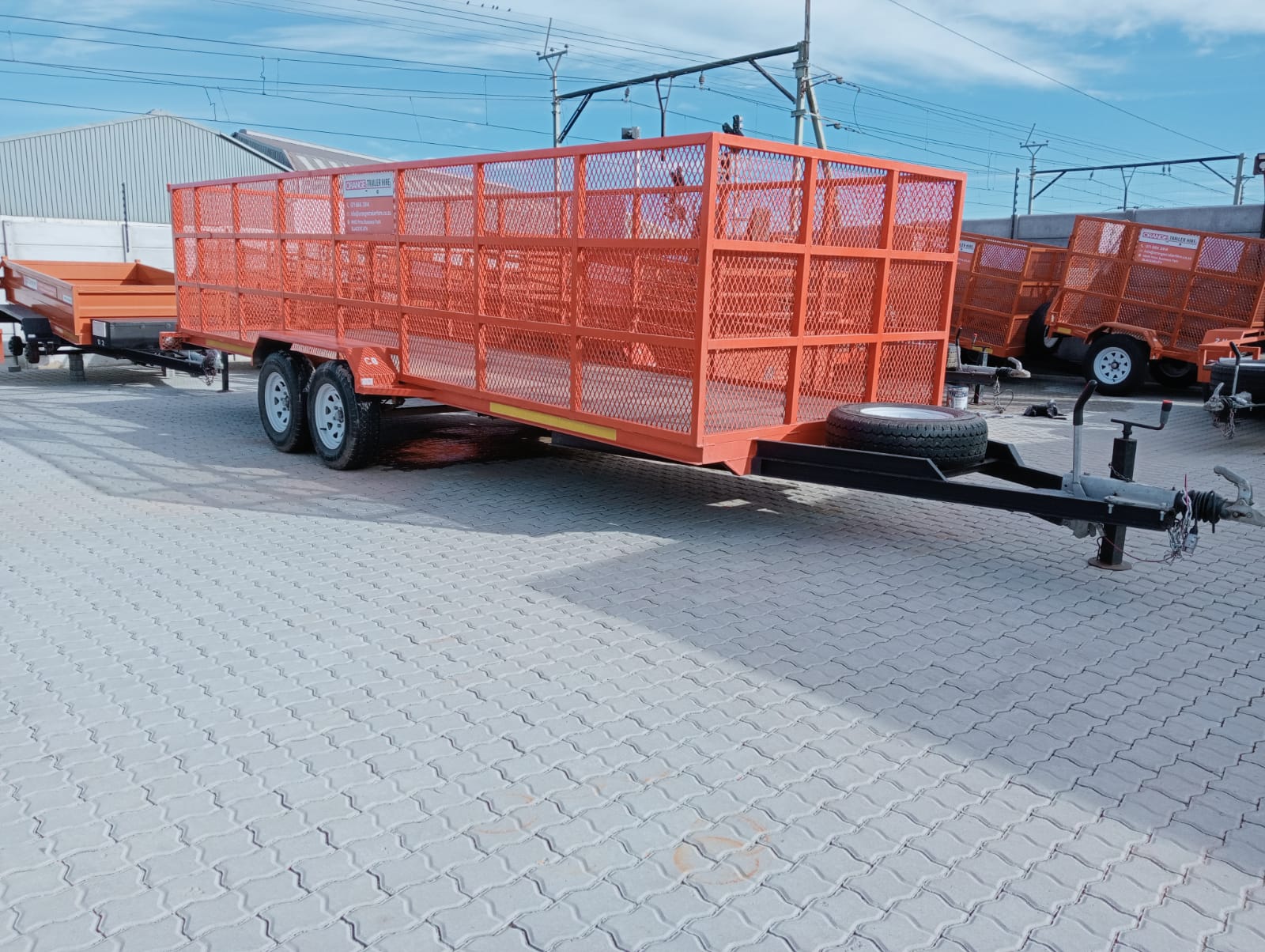 6m Mesh Trailer